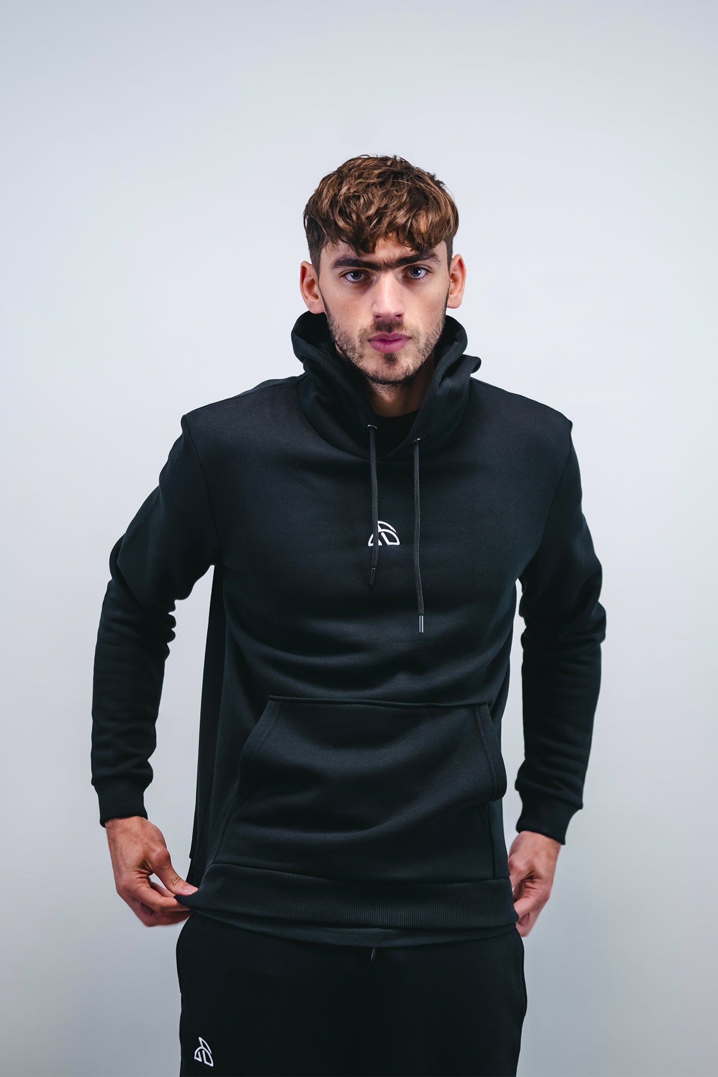 SWEAT À CAPUCHE NOIR - DAILY OVERSIZE